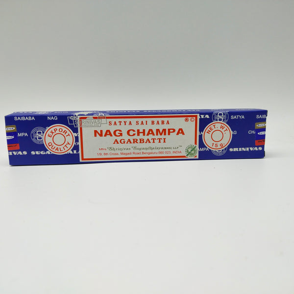 Incenso Satya Nag Champa 15 Gr – Gemelli Import